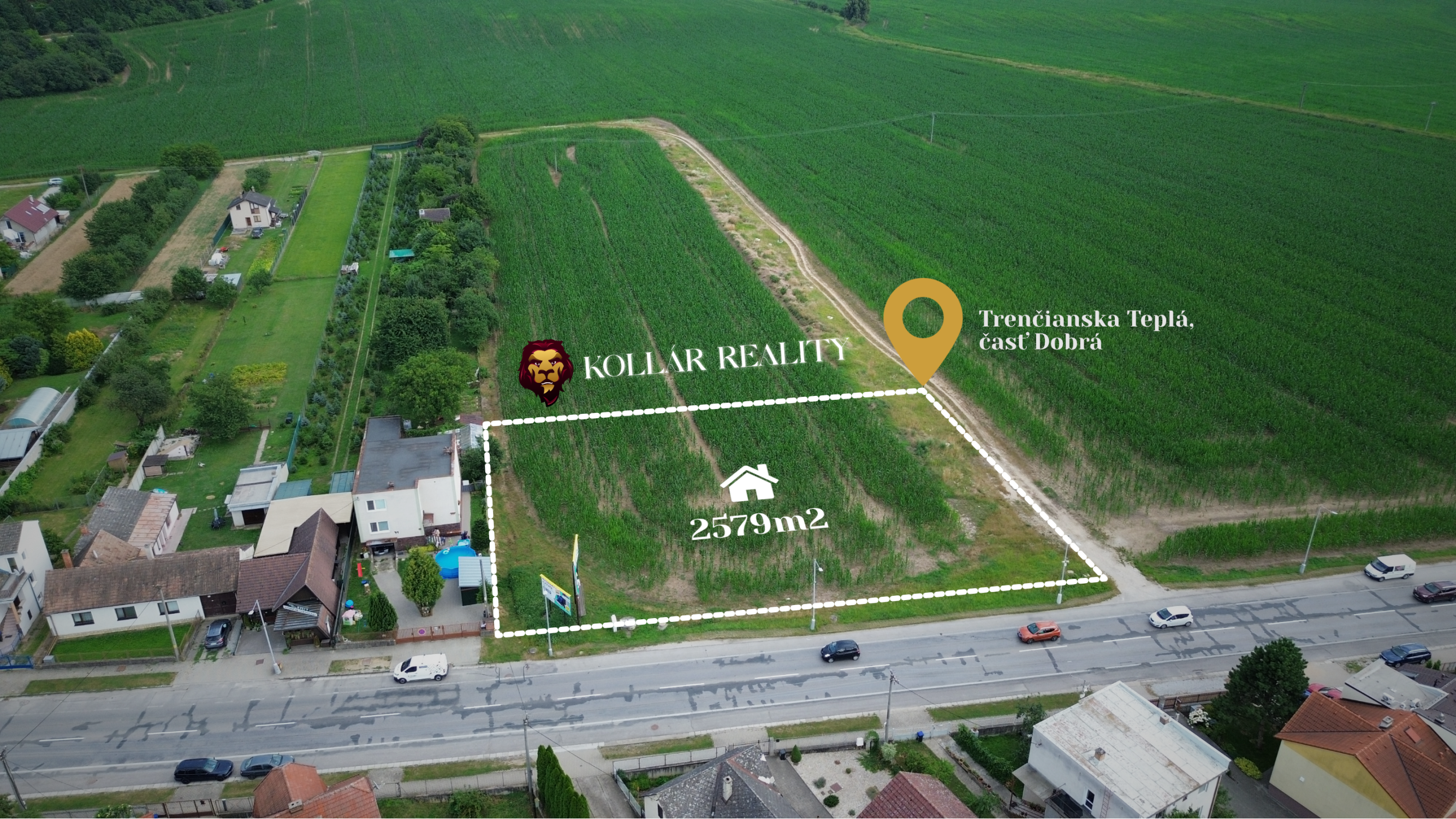 UPI-Schválená !! Investičný pozemok Trenčianská Teplá-Dobrá