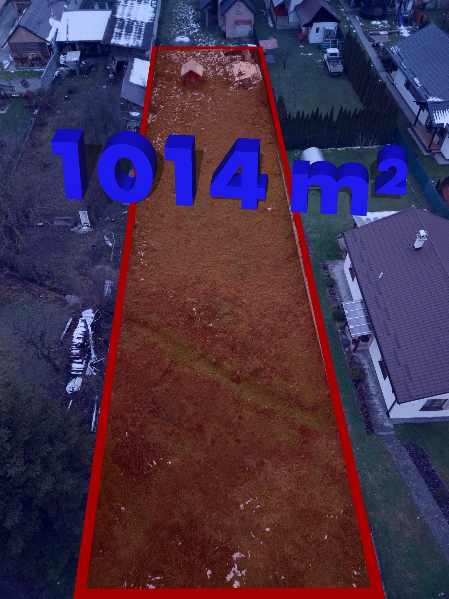 ZNÍŽENÁ CENA !!! NA PREDAJ - POZEMOK NA VÝSTAVBU RODINNÉHO DOMU VALČA 1014 m2