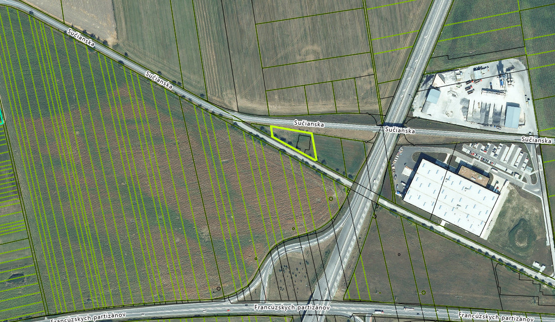 Na predaj pozemok 1859 m2 v Martine-Priekopa