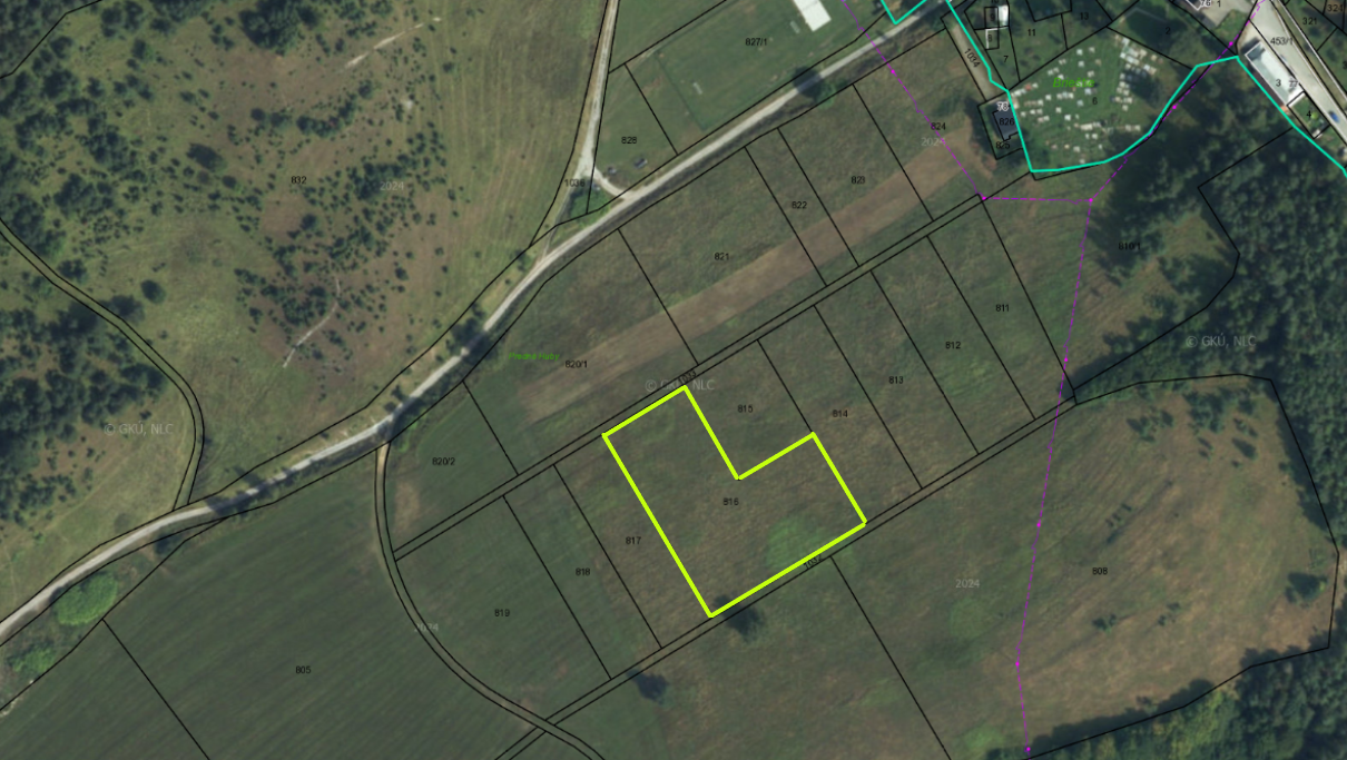 Na predaj pozemok Briešte 13€/m2