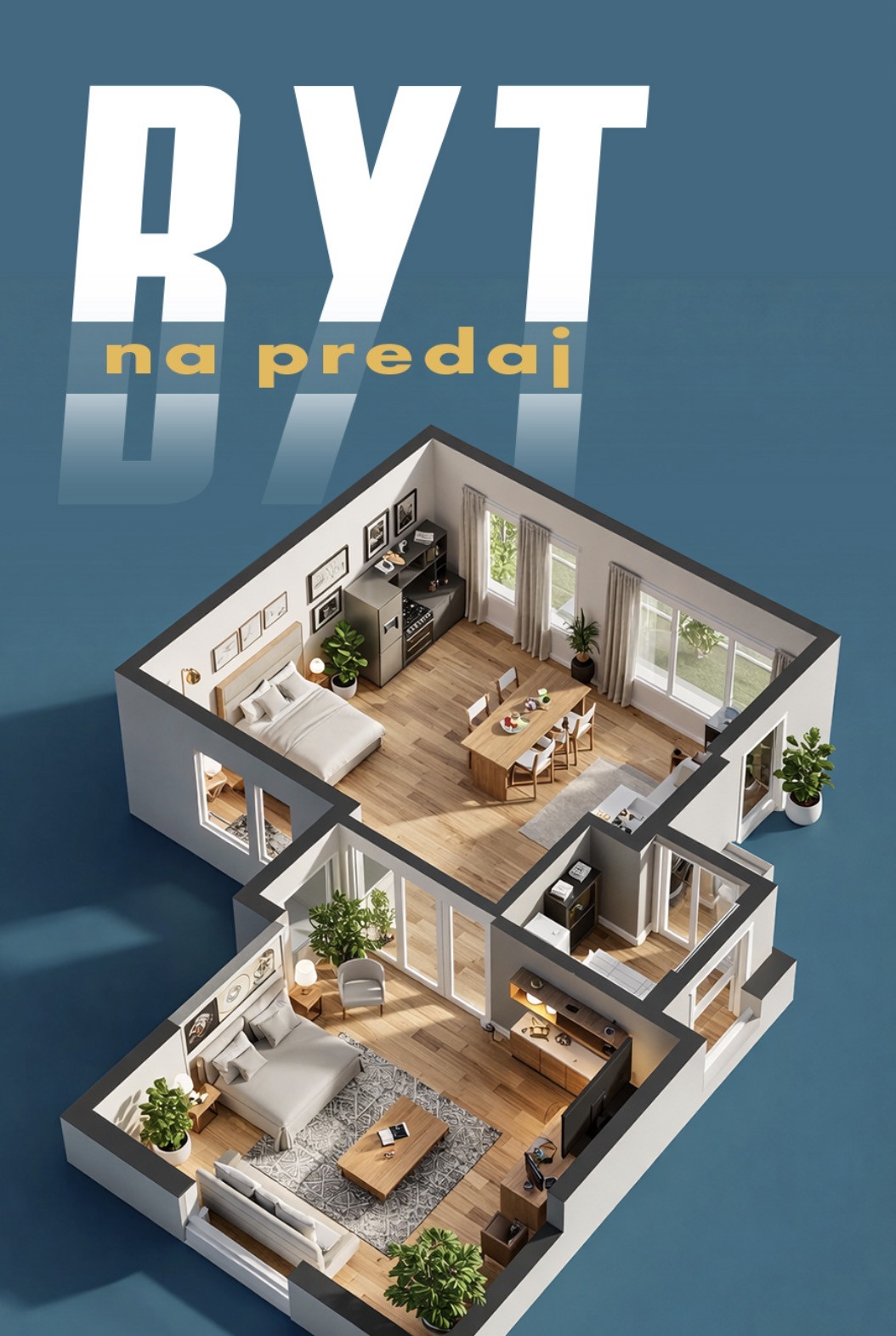 3-IZBOVÝ BYT NA PREDAJ | 68 m² | TRENČÍN