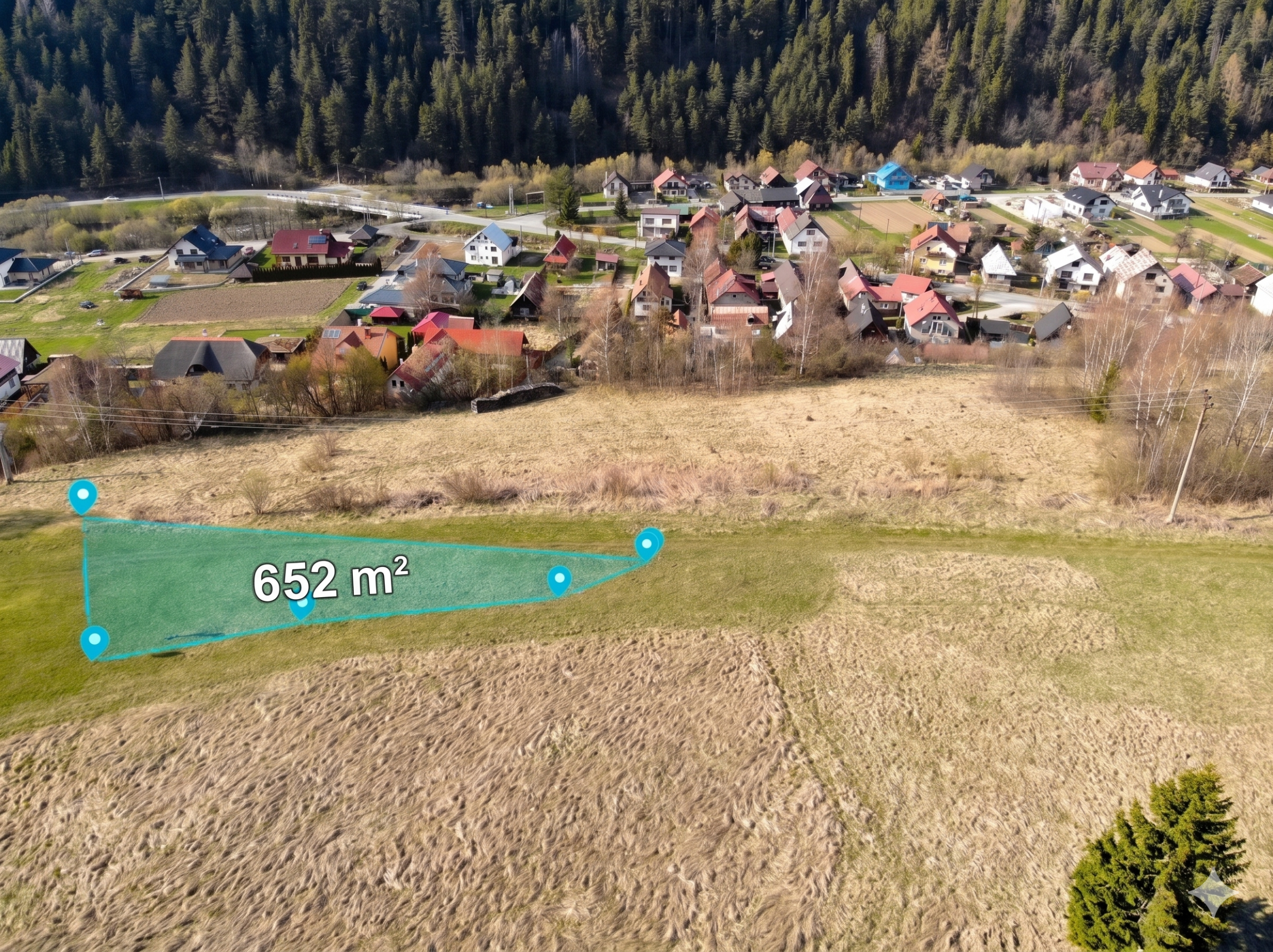 POZEMOK NA PREDAJ | 652 m² | ORAVSKÝ BIELY POTOK