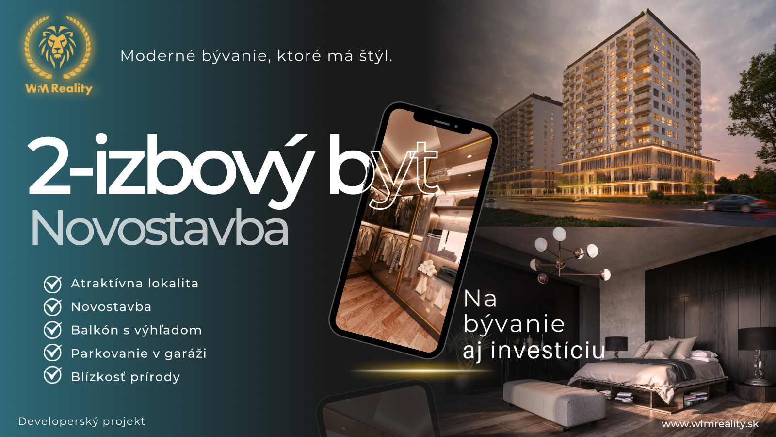 PANÓNSKA | 2-IZBOVÉ BYTY | PRÉMIOVÉ BÝVANIE V PETRŽALKE