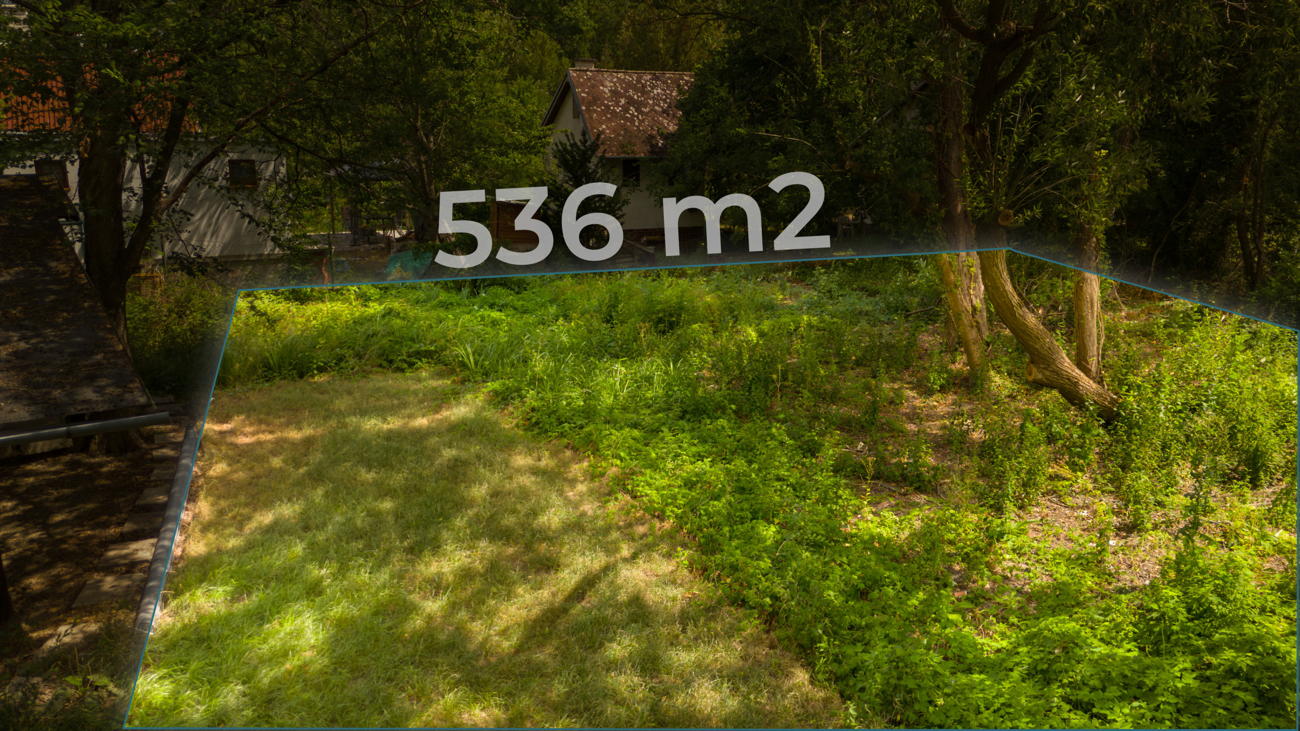 REKREAČNÝ POZEMOK NA PREDAJ | 536 m² | PRI VODE