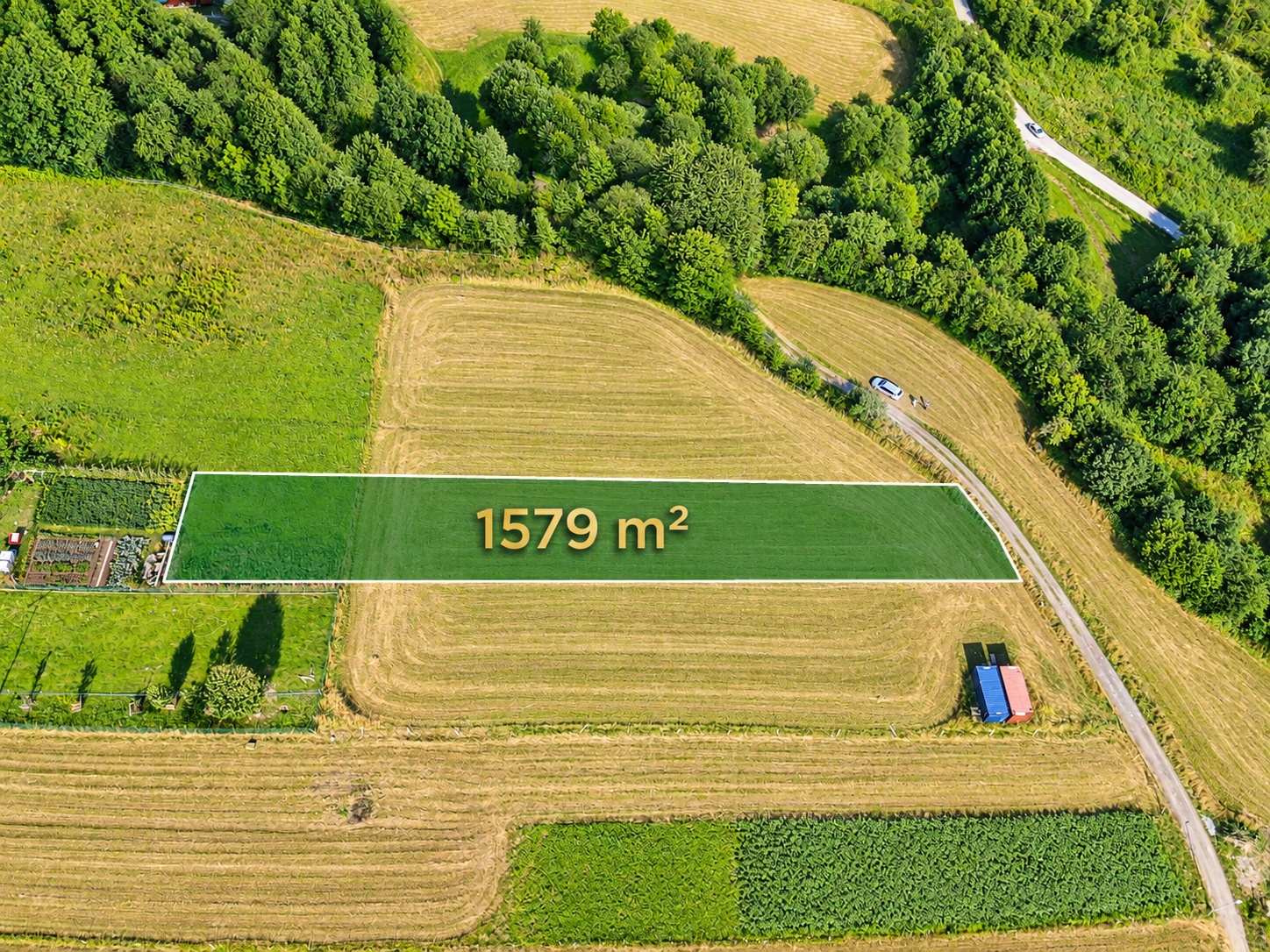 🌾POZEMOK NA PREDAJ 1579 m² Turčianske Kľačany