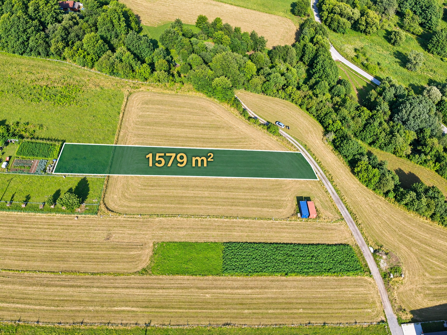 🌾POZEMOK NA PREDAJ 1579 m² Turčianske Kľačany