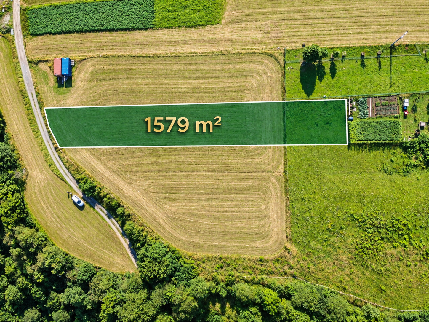 🌾POZEMOK NA PREDAJ 1579 m² Turčianske Kľačany