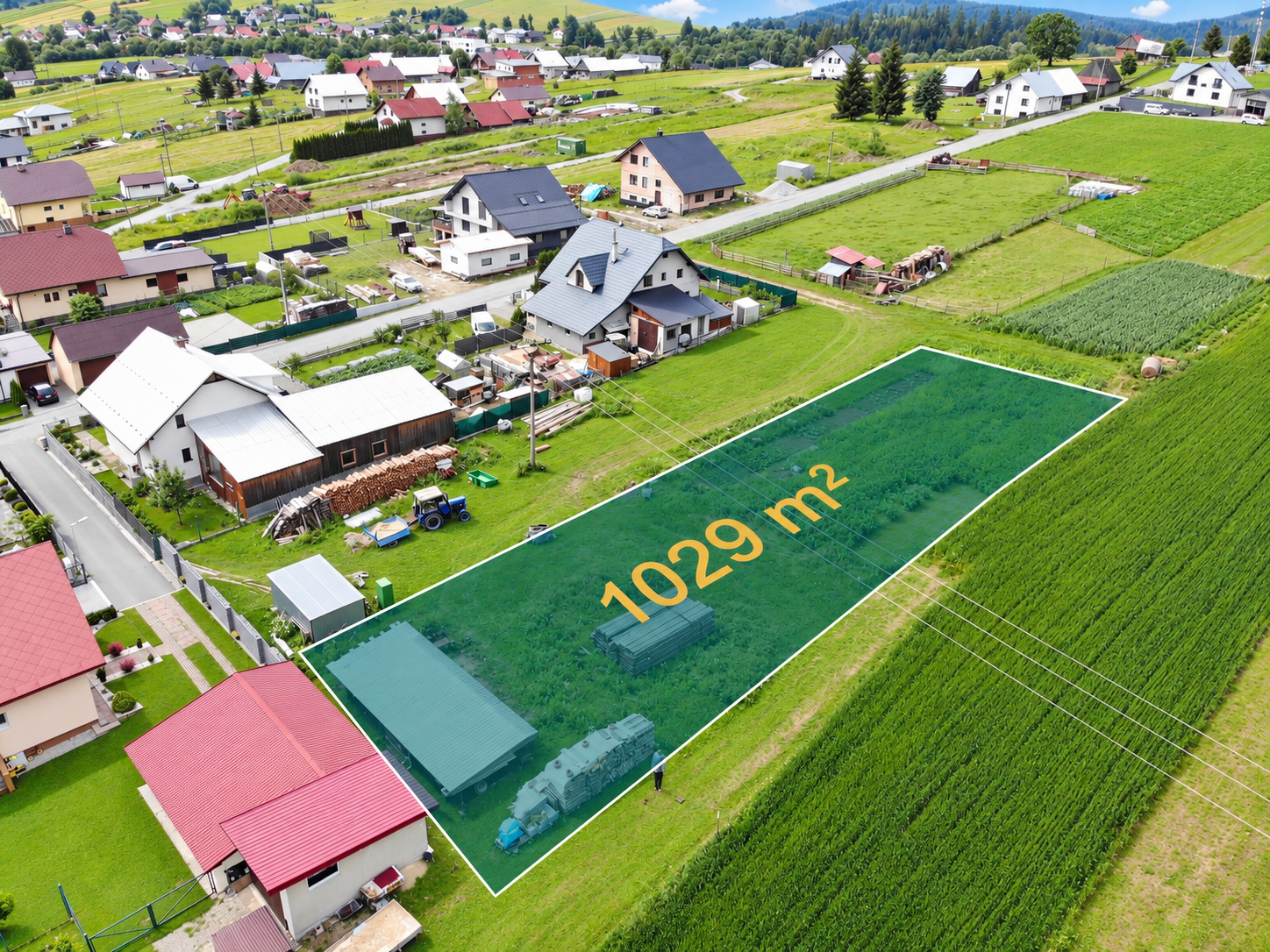 POZEMOK NA PREDAJ | 1029 m² | ORAVSKÉ VESELÉ