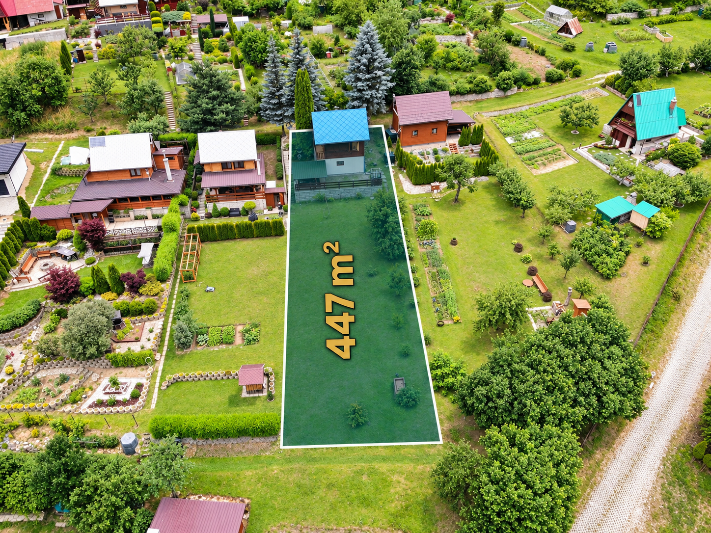 🌲ZÁHRADNÁ CHATKA NA PREDAJ | 447 m² | TVRDOŠÍN