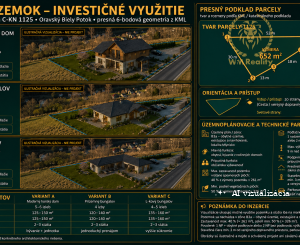 POZEMOK NA PREDAJ | 652 m² | ORAVSKÝ BIELY POTOK