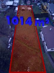 ZNÍŽENÁ CENA !!! NA PREDAJ - POZEMOK NA VÝSTAVBU RODINNÉHO DOMU VALČA 1014 m2