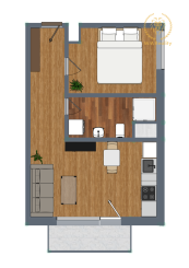 Rezervované - 2 - izbový byt v novostavbe Nová Nitra