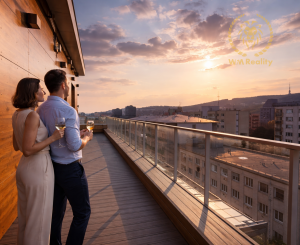 NA PREDAJ Luxusný 4-izbový penthouse Nové Mesto Bratislava