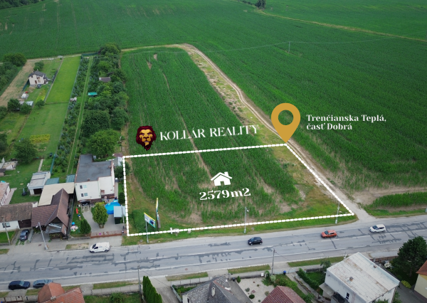 UPI-Schválená !! Investičný pozemok Trenčianská Teplá-Dobrá