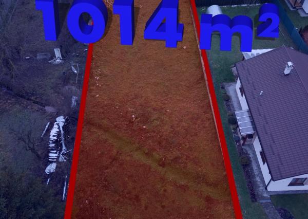 ZNÍŽENÁ CENA !!! NA PREDAJ - POZEMOK NA VÝSTAVBU RODINNÉHO DOMU VALČA 1014 m2