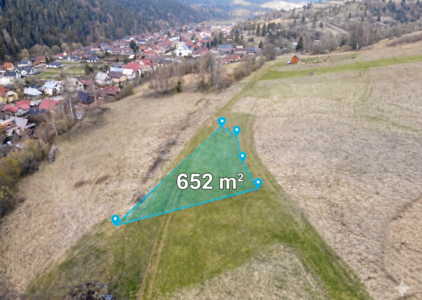 POZEMOK NA PREDAJ | 652 m² | ORAVSKÝ BIELY POTOK