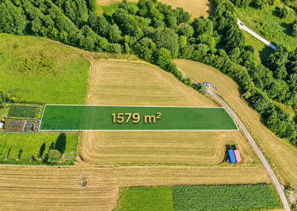 🌾POZEMOK NA PREDAJ 1579 m² Turčianske Kľačany
