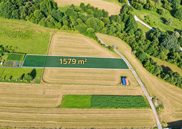 🌾POZEMOK NA PREDAJ 1579 m² Turčianske Kľačany