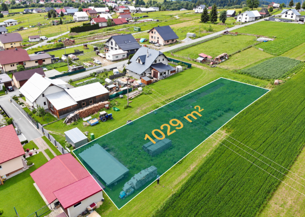 POZEMOK NA PREDAJ | 1029 m² | ORAVSKÉ VESELÉ
