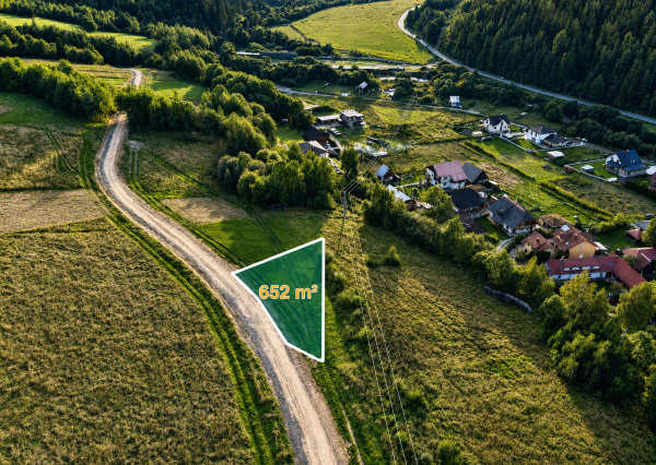 POZEMOK NA PREDAJ | 652 m² | ORAVSKÝ BIELY POTOK