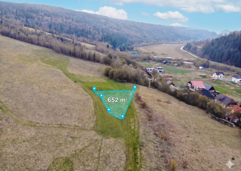 POZEMOK NA PREDAJ | 652 m² | ORAVSKÝ BIELY POTOK