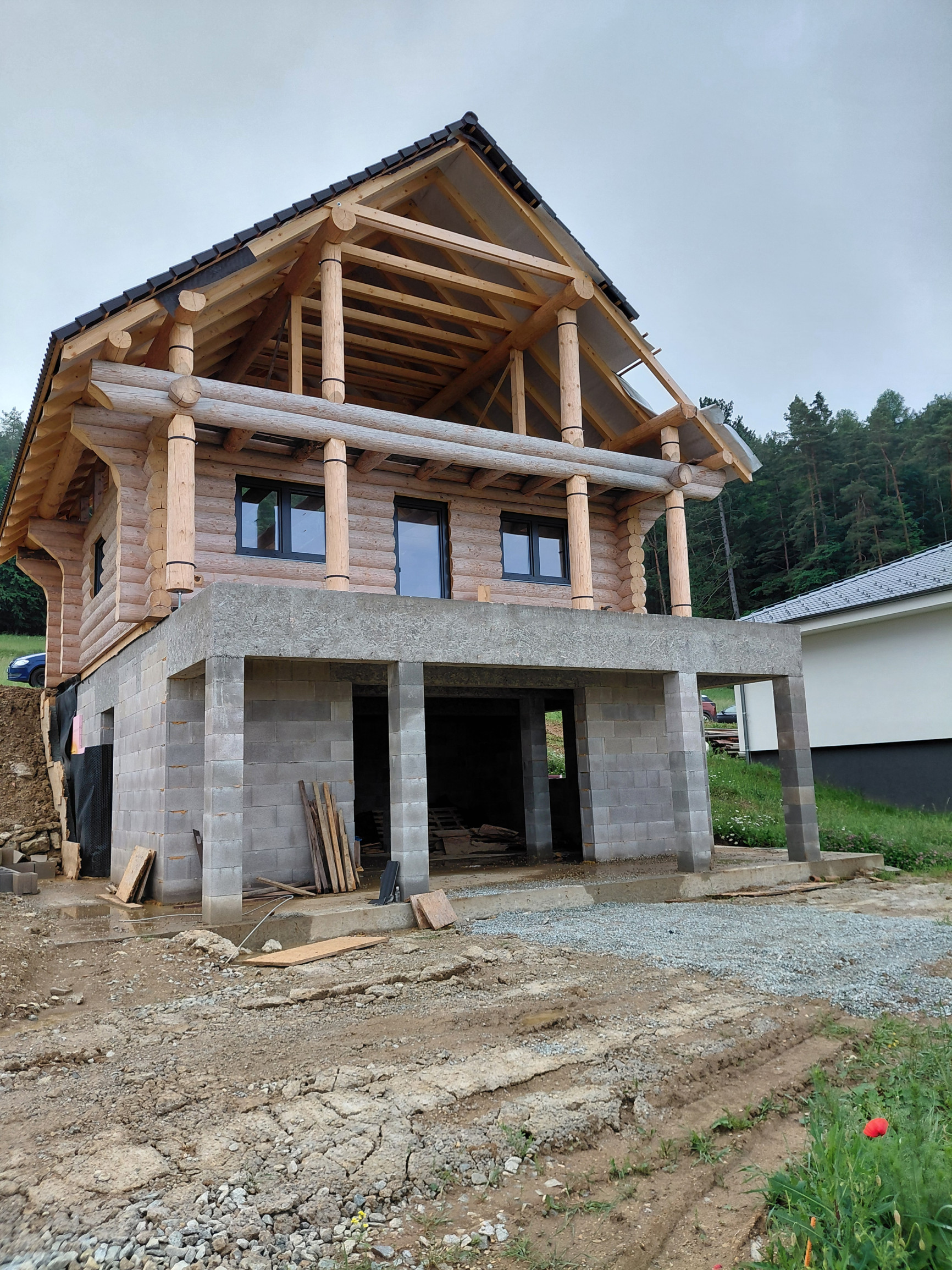 Na predaj zrubový dom Necpaly